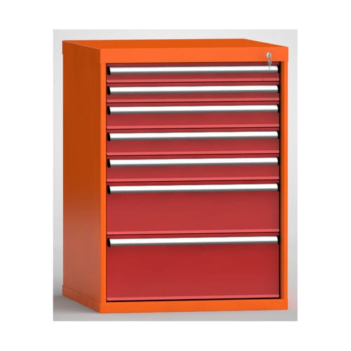 Armoire de stockage - SGB1000-07NP-001 - KLW LUTZ - au sol / à 7 tiroirs / en métal