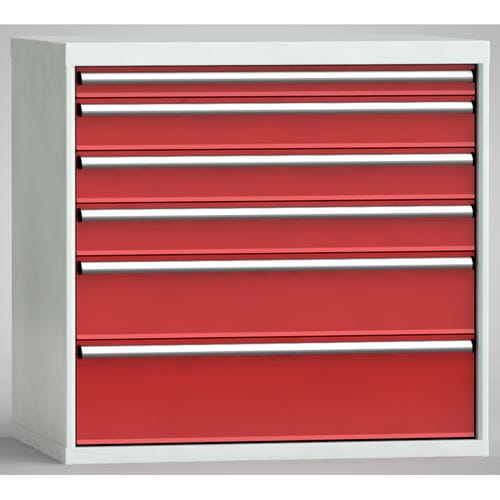 Armoire à 6 tiroirs - SJB1000-06NP-001 - KLW LUTZ - de stockage / au sol / en métal