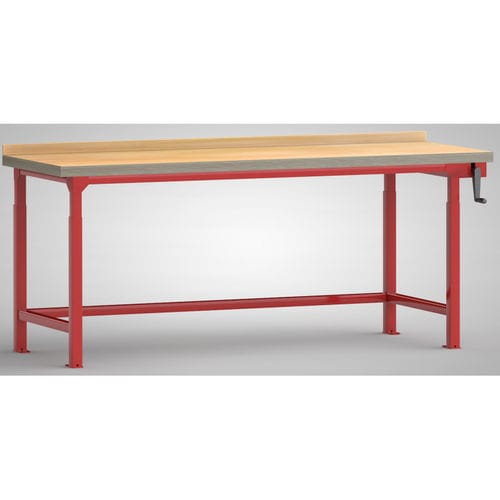 Établi en hêtre - WPHL01-20M45-X3D01 - KLW LUTZ - pour atelier / métallique