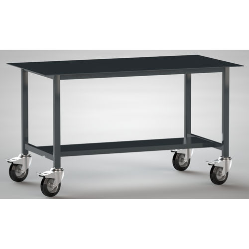Établi en acier - WELDING - KLW LUTZ - pour atelier / mobile / à étagères