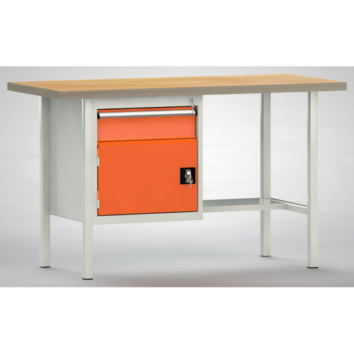 Établi en hêtre - ERGO  - KLW LUTZ - pour atelier / à tiroir / à double porte