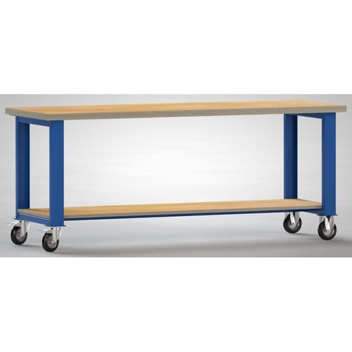 Établi en hêtre - WS880N-2000M40-X7003 - KLW LUTZ - pour atelier / mobile / métallique