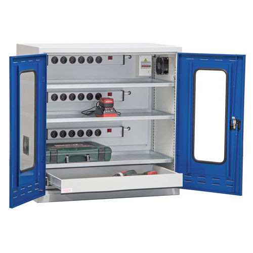Armoire de protection - 7FN-NH1000FD-AKK3XRB - KLW LUTZ - porte-batterie / au sol / à tiroir