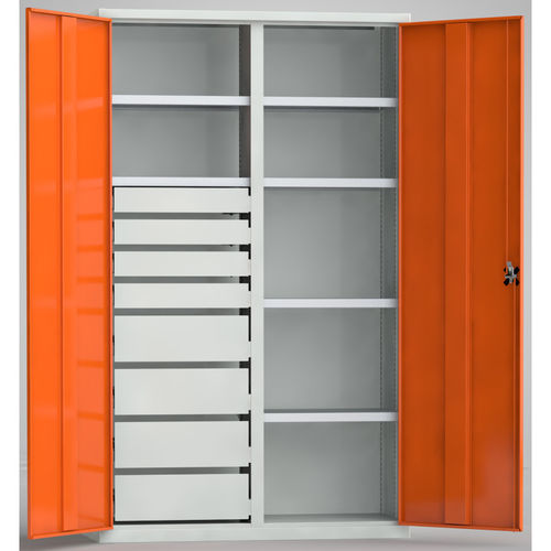 Armoire de stockage - UNIVERSAL  - KLW LUTZ - au sol / à 8 tiroirs / à étagères