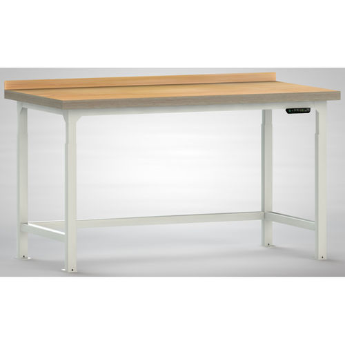 Établi en hêtre - WPJL01-15M45-X3D01 - KLW LUTZ - entièrement soudé / à hauteur réglable / électrique