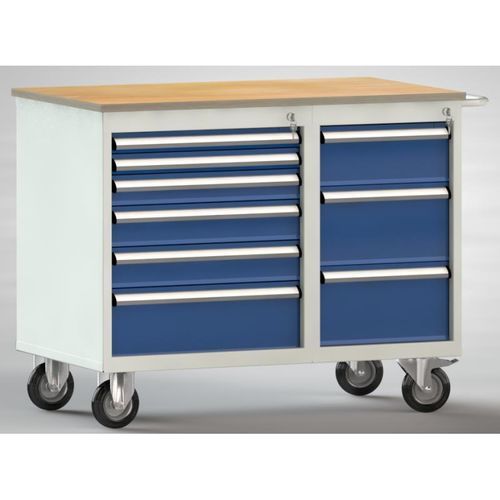 Établi en hêtre - WS824N-1000M20-E1002 - KLW LUTZ - pour atelier / industriel / à tiroir