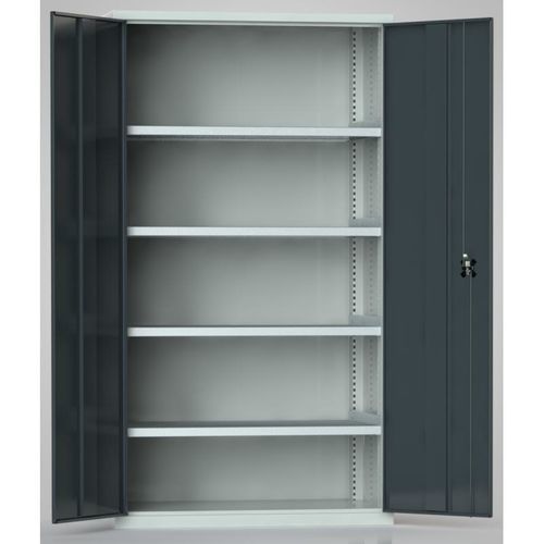 Armoire de stockage - 7FW-PP2000TD-0001XPB - KLW LUTZ - au sol / à portes battantes / à double porte
