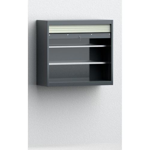 Armoire de stockage - 7RN-LE1000RK-0001XRH - KLW LUTZ - à montage mural / à rideaux / à étagères