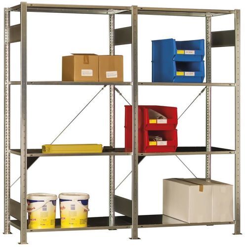 Rayonnage d'atelier - 6520-1020050-Z150P - KLW LUTZ - à étagères / par accumulation / sans vis