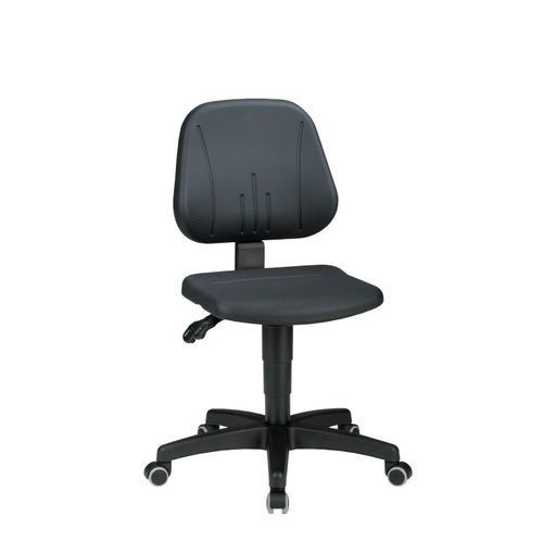 Chaise pivotante pour poste de travail - 10/9653-2000 - KLW LUTZ - dossier en polyuréthane / siège en polyuréthane