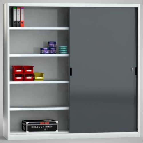 Armoire de stockage - 7SN-UL2000TB-2020MRB - KLW LUTZ - au sol / à portes coulissantes / double porte