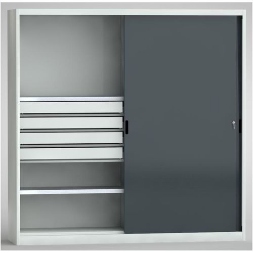 Armoire de stockage - 7SN-UL2000TB-20S4MRB - KLW LUTZ - d'atelier / au sol / à 4 tiroirs