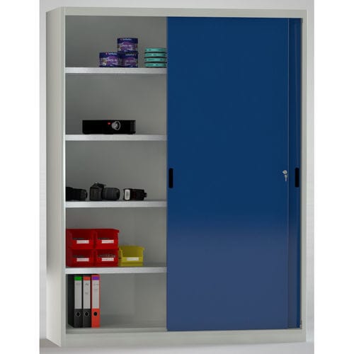 Armoire de stockage - 7SN-SL2000TB-2015MRB - KLW LUTZ - d'atelier / au sol / à portes coulissantes