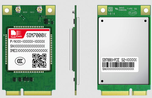Module sans fil LTE - SIM7000 series - SIMCom Wireless Solutions Ltd. - USB / de données / PCIe