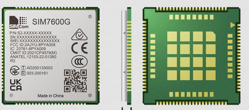 Module sans fil 4G - SIM7600G - SIMCom Wireless Solutions Ltd. - LTE / de données / GSM
