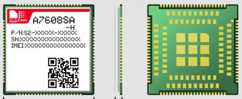 Module sans fil 4G - A7608SA-H - SIMCom Wireless Solutions Ltd. - USB / LTE / 3G