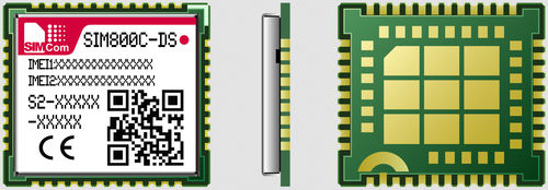 Module sans fil Bluetooth - SIM800C-DS - SIMCom Wireless Solutions Ltd. - de données / compact / GSM