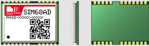 Module GNSS avec antenne active - SIM68AD - SIMCom Wireless Solutions Ltd. - GPS / GLONASS / QZSS