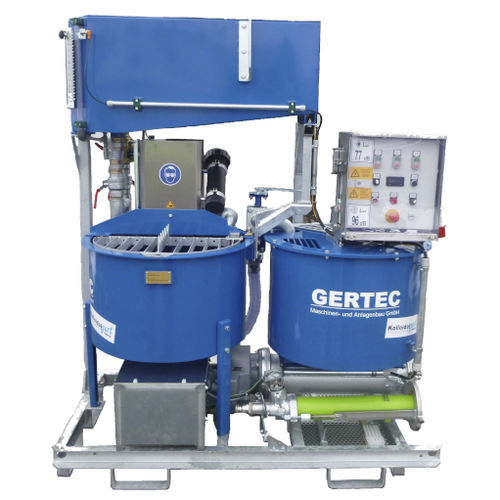 Centrale à coulis pour génie civil - IS-35-EF  - GERTEC - pour applications géothermiques / pour tunnel