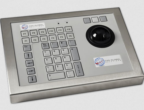 Clavier encastrable - CKS - à touches mécaniques / 42 touches / avec trackball