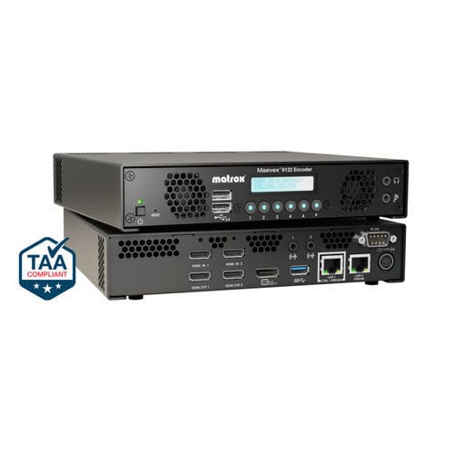 Décodeur codeur - Maevex 6122 - Matrox Video - audio / vidéo / Ethernet