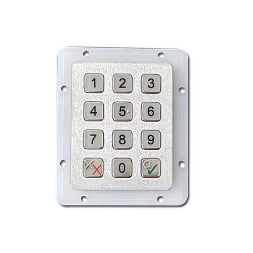 Clavier numérique 12 touches - KH-AE93-12 - Kehang Technology - encastrable / en inox / USB