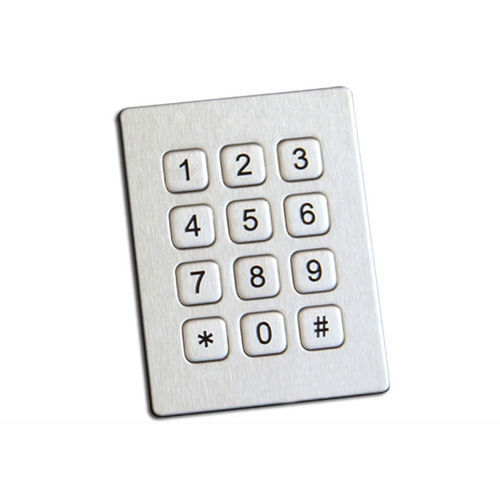 Clavier numérique 12 touches - KH-AE668-12 - Kehang Technology - encastrable / en acier inoxydable / USB