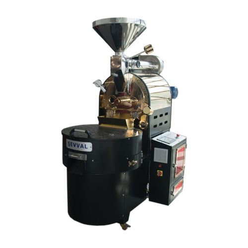 Torréfacteur pour café - EB15 - SEVVALUSA Nut Processing and Packaging Solutions - de fèves de cacao / à tambour / batch