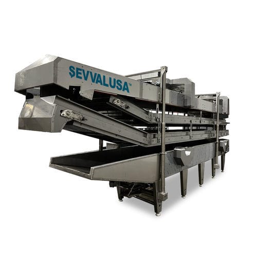 Friteuse industrielle en continu - SEVVALUSA Nut Processing and Packaging Solutions - de fruits à coques / automatique