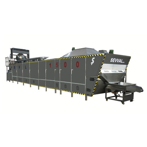 Torréfacteur pour semences - SVL15000 - SEVVALUSA Nut Processing and Packaging Solutions - d'arachides / d'amandes / de pois chiches