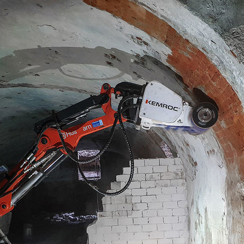 Fraise de havage hydraulique pour excavatrice - EK 20 - KEMROC Spezialmaschinen GmbH - pour mini-pelles