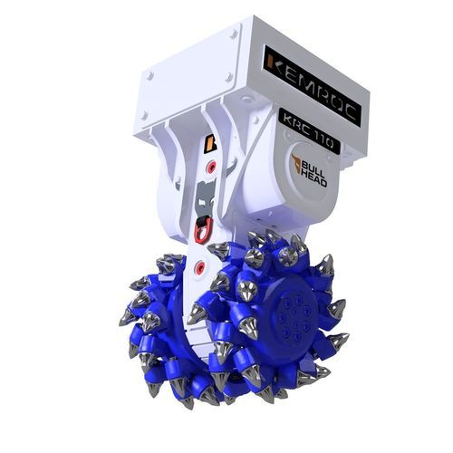 Fraise de havage hydraulique pour excavatrice - KRC 60 - KEMROC Spezialmaschinen GmbH - à tambour