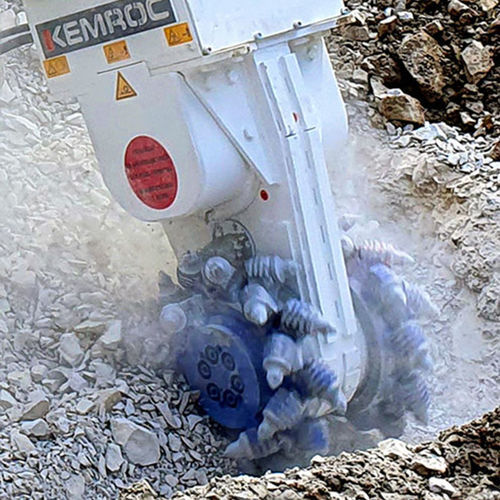 Fraise de havage hydraulique pour excavatrice - EK 100 - KEMROC Spezialmaschinen GmbH