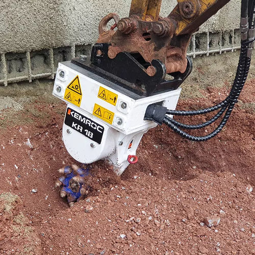 Fraise de havage hydraulique pour excavatrice - KR 18 - KEMROC Spezialmaschinen GmbH - à tambour