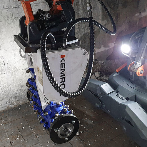 Système d'entraînement hydraulique rotatif - KRX 30 - KEMROC Spezialmaschinen GmbH - pour foreuse