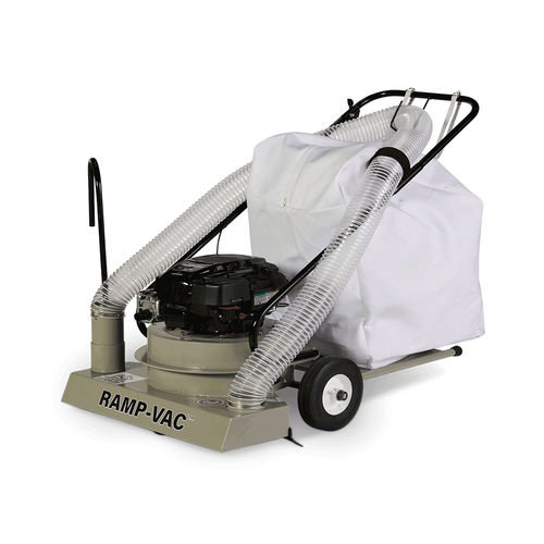 Balayeuse aspiratrice accompagnée - RAMP VAC™ - FOD - à essence / d'extérieur / de poussières