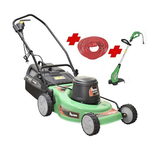 Tondeuse à gazon électrique - PACER - Tandem Lawn Industries - accompagnant