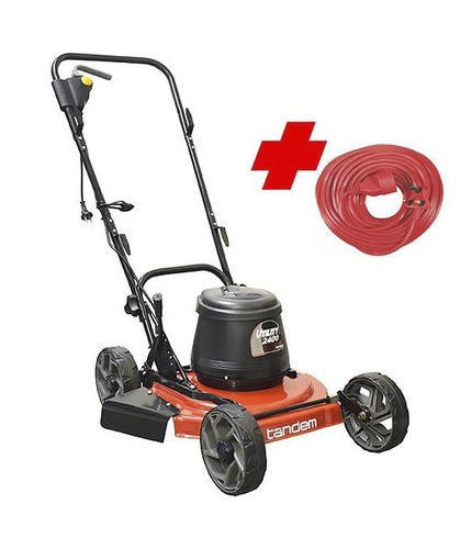 Tondeuse à gazon électrique - UTILITY - Tandem Lawn Industries - accompagnant