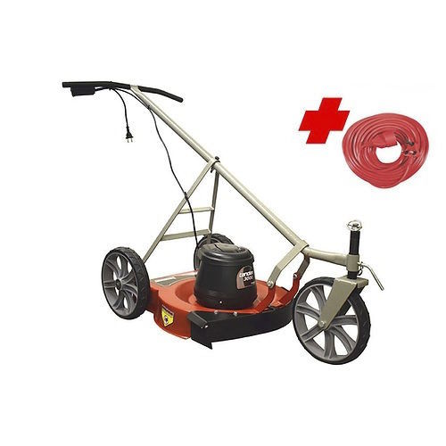 Tondeuse à gazon électrique - INKUNZI - Tandem Lawn Industries - accompagnant