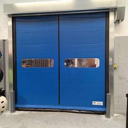 Porte rapide - PUERTAS SECADES - à empilement / en acier inoxydable / classe 4