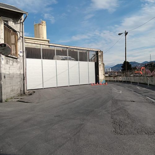 Porte coulissante - PUERTAS SECADES - à spirale / en acier galvanisé / en tissu