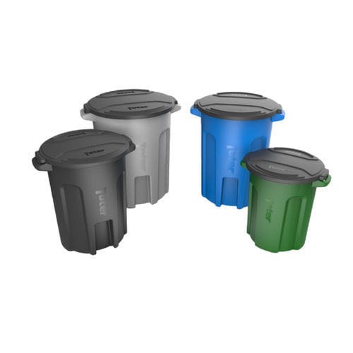 Poubelle en plastique - RND series - Toter - enterrée / à déchets organiques / avec couvercle rond