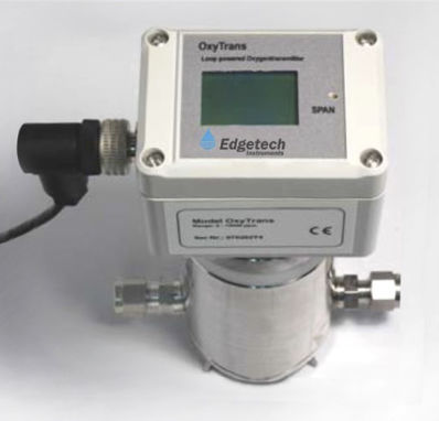 Transmetteur de gaz d'oxygène - OxyTrans - Edgetech Instruments - combustible / de concentration / antidéflagrant
