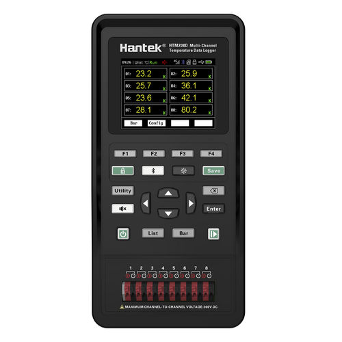 Thermomètre multicanaux - HTM200 Series - QingDao Hantek Electronic Co., Ltd. - à thermocouple / numérique / °C