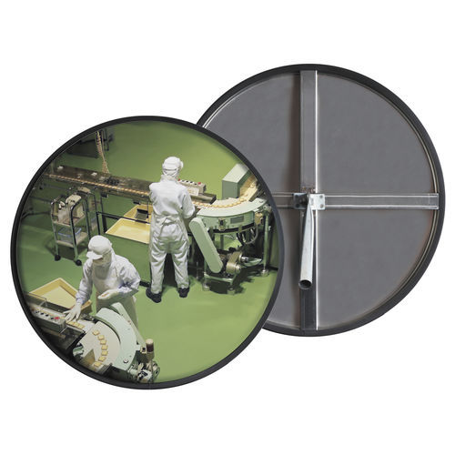 Miroir de sécurité - Steel Crafts Europa - rond / convexe / en acier inoxydable