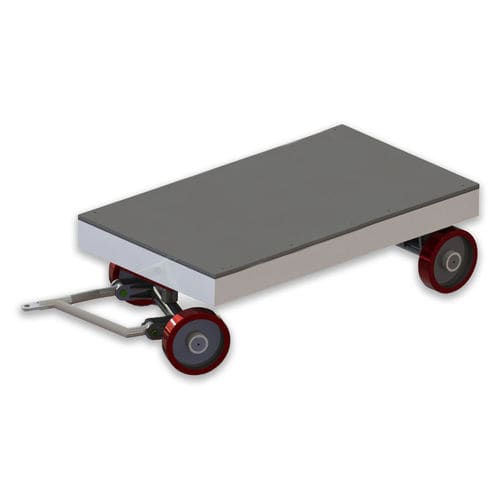 Chariot de transport - Fastrotator - en acier / à plate-forme / porte fût