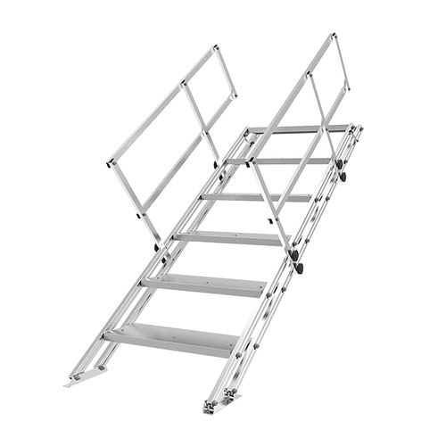 Escalier droit - Xsto - en aluminium / modulable