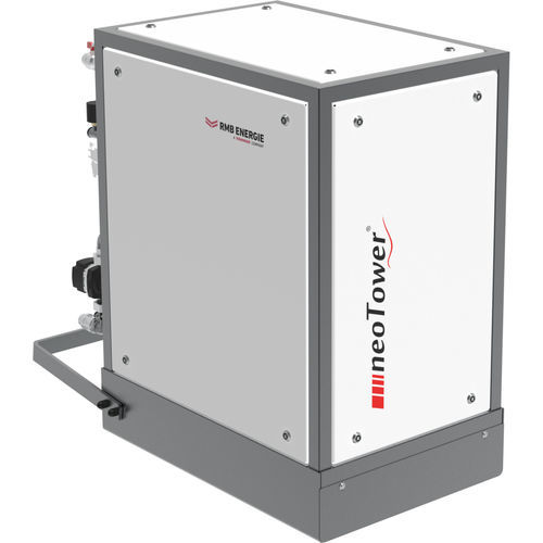 Centrale de production combinée de chaleur et d'électricité moteur à gaz - neoTower® 3.3 - RMB/ENERGIE GmbH - en biométhane / au BioGPL / au gaz de pétrole liquéfié