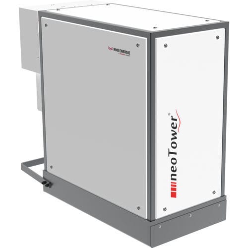 Centrale de production combinée de chaleur et d'électricité moteur à gaz - neoTower® 8.0 - RMB/ENERGIE GmbH - en biométhane / au BioGPL / au gaz de pétrole liquéfié