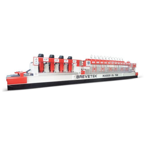 Machine de polissage pour métaux - BREVETEK MAKİNE - industrielle / avec calibration / à bande